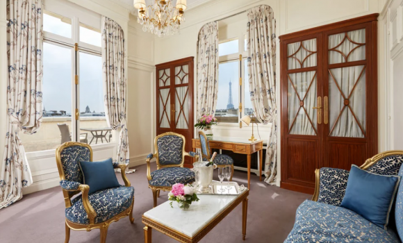 Eiffel tower terrace suite