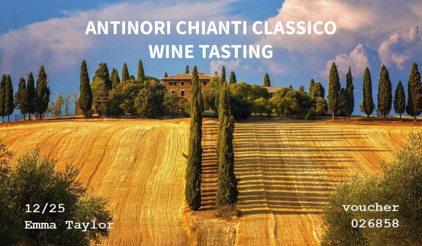 Wine tasting Antinori Chianti Classico