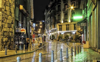 Tour of evening Istanbul (Turkey)